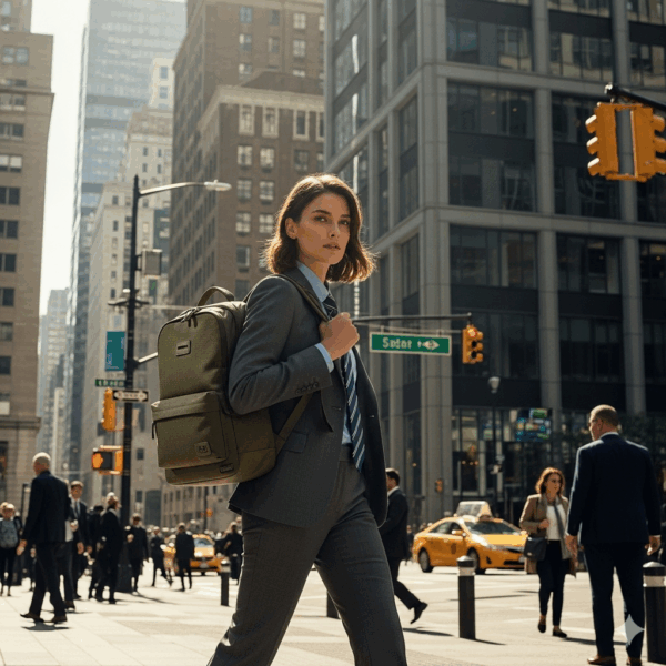 harmony metro laptop backpack – sleek water resistant backpack for work & city commuting