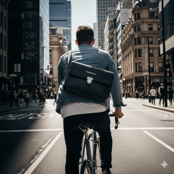 harmony city slim crossbody – minimalist everyday sling bag for urban commuters