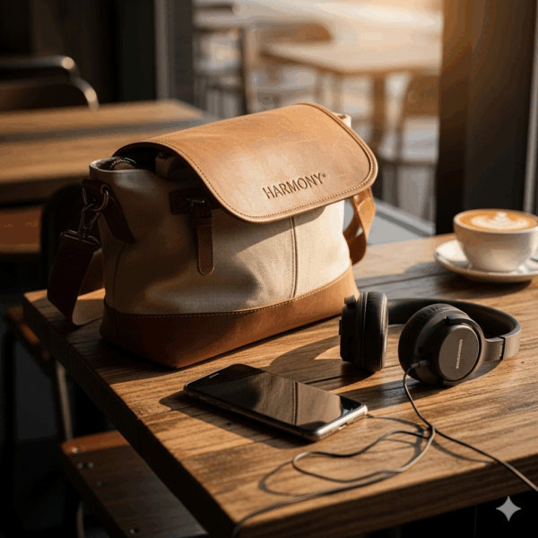 harmony city slim crossbody – minimalist everyday sling bag for urban commuters